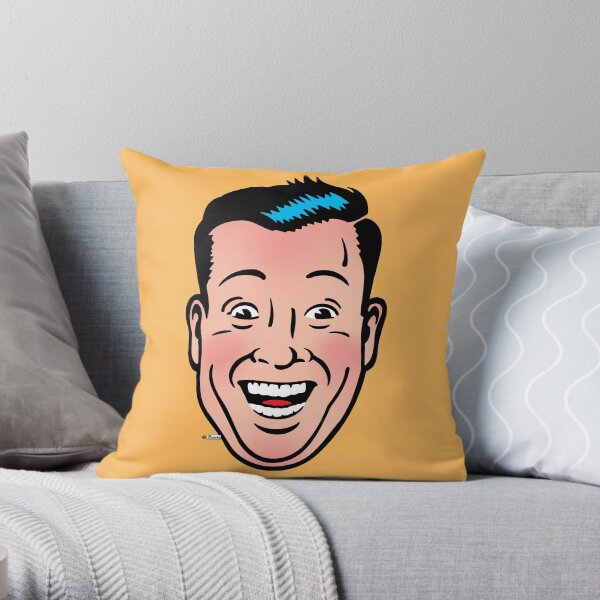 The Laughing Guy Throw Pillow