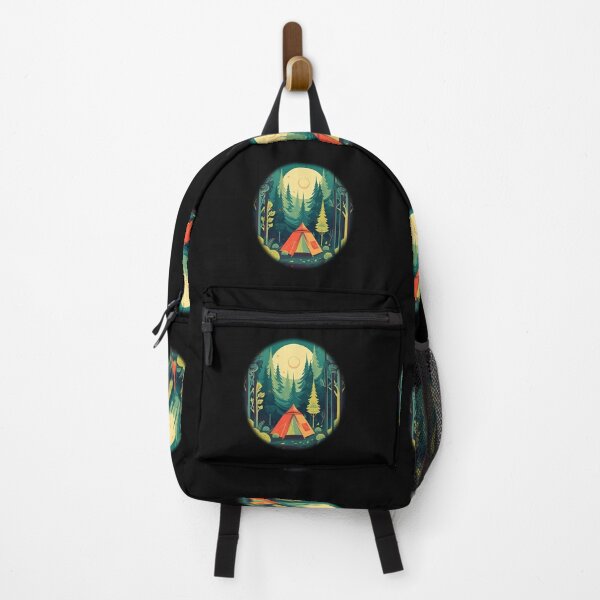Item preview, Retro Vintage Camping Outfit Pine Tree designed and sold by StreetShirts1.