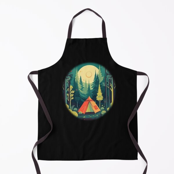 Item preview, Retro Vintage Camping Outfit Pine Tree designed and sold by StreetShirts1.