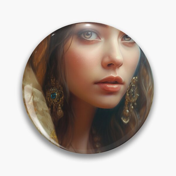 Item preview, painting of a very beautiful woman wearing a veil, a digital painting, fantasy art 7 designed and sold by jetaiart.