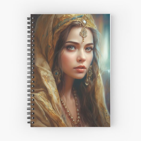 Item preview, painting of a very beautiful woman wearing a veil, a digital painting, fantasy art 7 designed and sold by jetaiart.