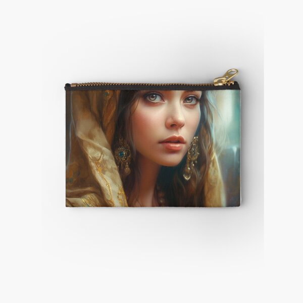 Item preview, painting of a very beautiful woman wearing a veil, a digital painting, fantasy art 7 designed and sold by jetaiart.