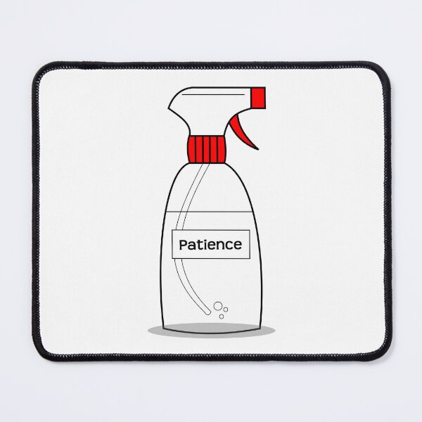 Item preview, Patience spray bottle designed and sold by ZnDigitalPrints.