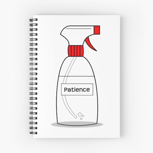 Item preview, Patience spray bottle designed and sold by ZnDigitalPrints.