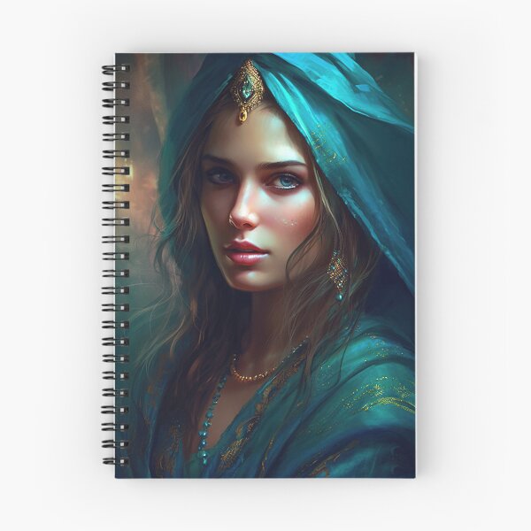 Item preview, painting of a very beautiful woman wearing a veil, a digital painting, fantasy art 8 designed and sold by jetaiart.