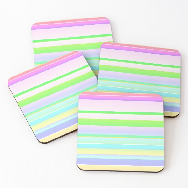 Item preview, Pastel rainbow color palette | Pastel rainbow color line pattern designed and sold by lausn.