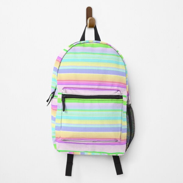 Item preview, Pastel rainbow color palette | Pastel rainbow color line pattern designed and sold by lausn.