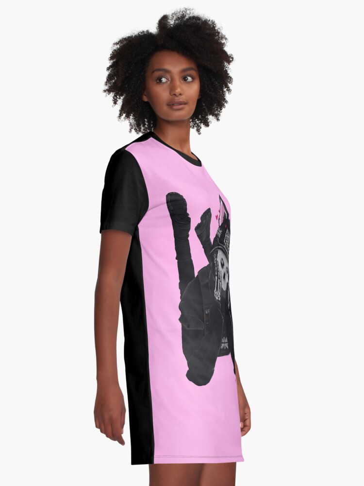 simon ghost riley kawaii Graphic T Shirt Dress