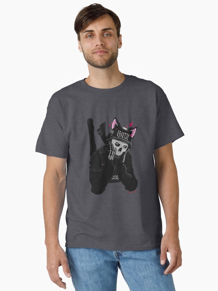 Thumbnail 2 of 7, Classic T-Shirt, simon ghost riley kawaii designed and sold by STAYOKBRAND.