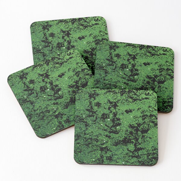 Item preview, Árboles verdes abstractos en negro designed and sold by calibrit.