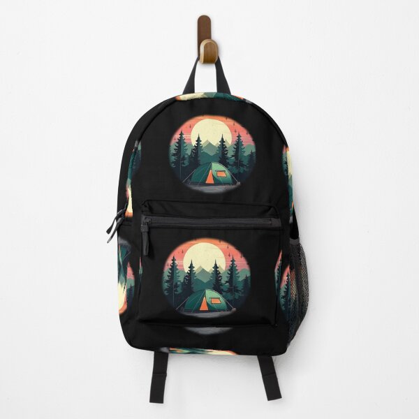 Item preview, Retro Vintage Camping Outfit Pine Tree designed and sold by StreetShirts1.