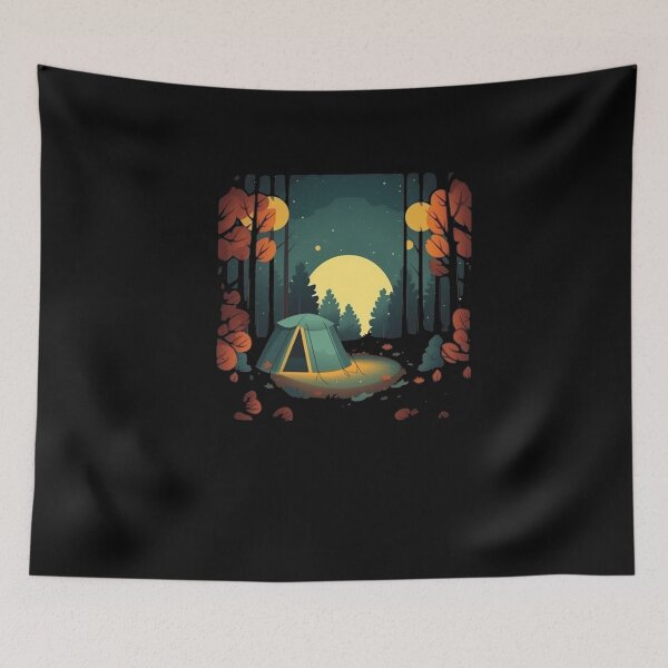 Item preview, Retro Vintage Camping Outfit Pine Tree designed and sold by StreetShirts1.