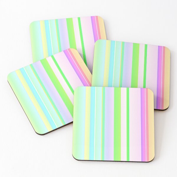 Item preview, Pastel rainbow color palette | Pastel rainbow color line pattern designed and sold by lausn.
