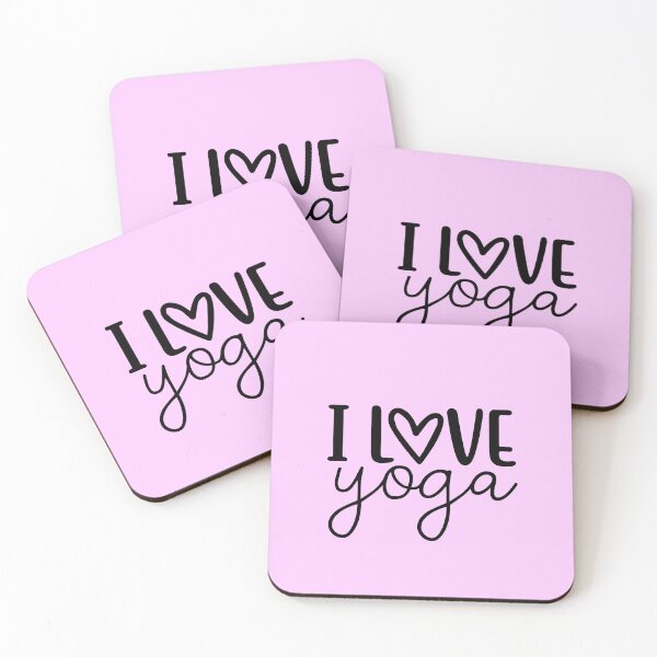 Item preview, Yoga Quote I Love Yoga Motivational Saying designed and sold by SoccaTamam.