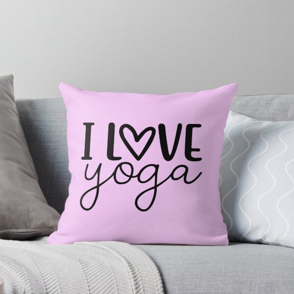 Item preview, Yoga Quote I Love Yoga Motivational Saying designed and sold by SoccaTamam.
