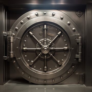 Pegatina for Sale con la obra «Puerta de bóveda súper segura» de