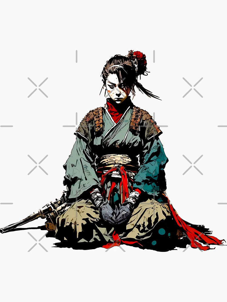 Samurai No. 2: Do Nothing that is of No Use - Miyamoto Musashi Sticker for  Sale by Scott Sakamoto aka Puff Sumo