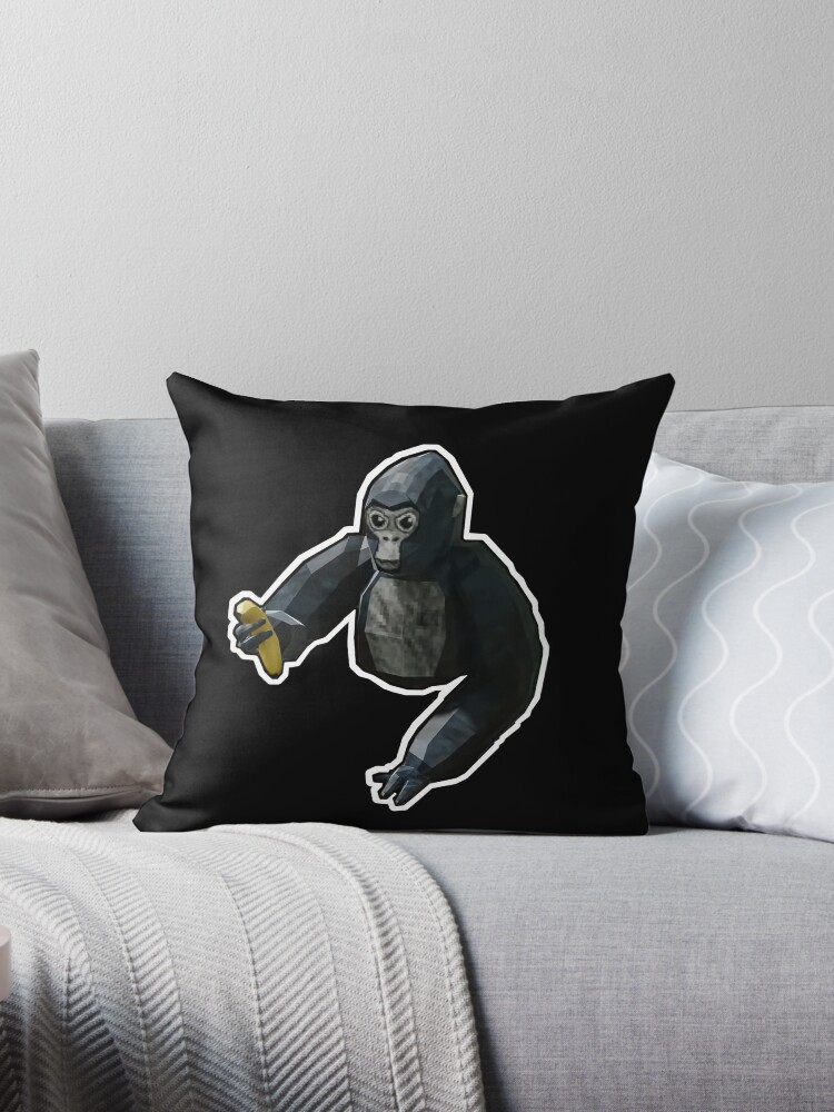 Gorilla Throw Pillows, Cases