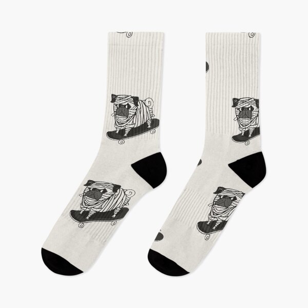 Item preview, Skateboarding Pug Mummy designed and sold by Huebucket.