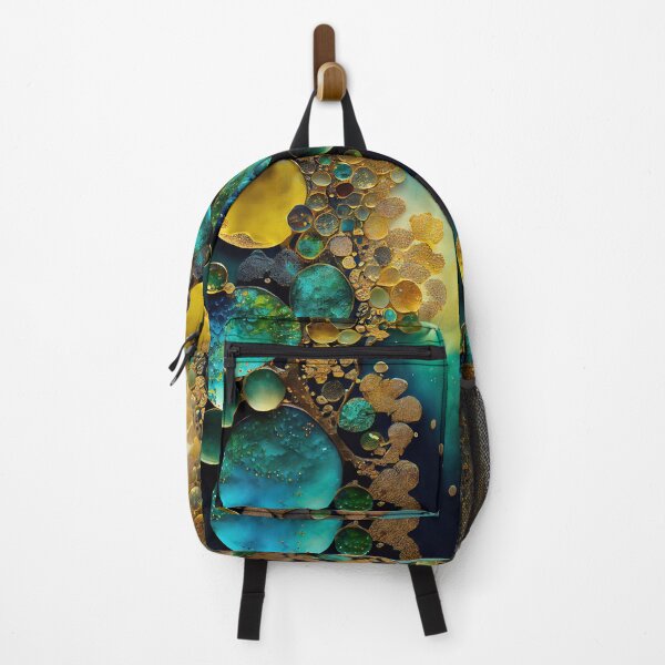 Item preview, Pointillism seaglass golden streams abstract designed and sold by Piotrek0001.