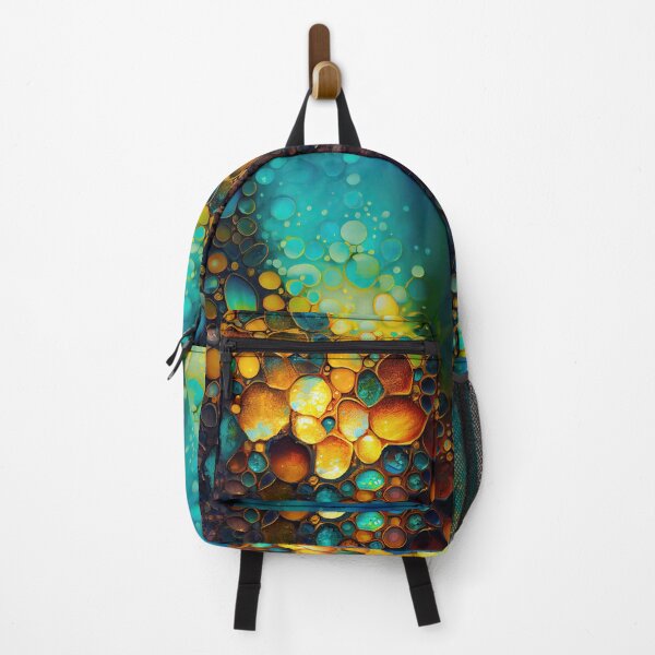 Item preview, Pointillism seaglass golden streams abstract designed and sold by Piotrek0001.