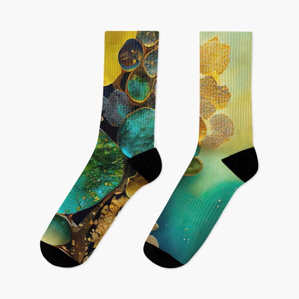 Artikelvorschau, Pointillism seaglass golden streams abstract entworfen und verkauft von Piotrek0001.