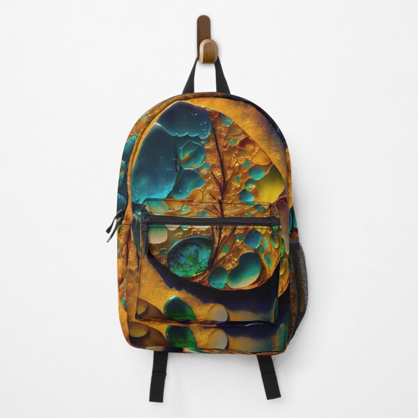 Item preview, Pointillism seaglass golden streams abstract designed and sold by Piotrek0001.