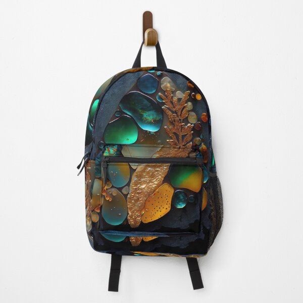 Artikelvorschau, Pointillism seaglass golden streams abstract entworfen und verkauft von Piotrek0001.
