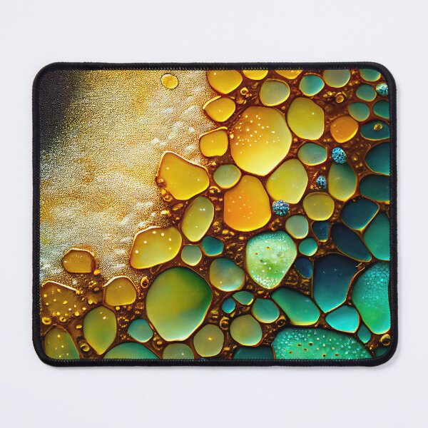 Artikelvorschau, Pointillism seaglass golden streams abstract entworfen und verkauft von Piotrek0001.