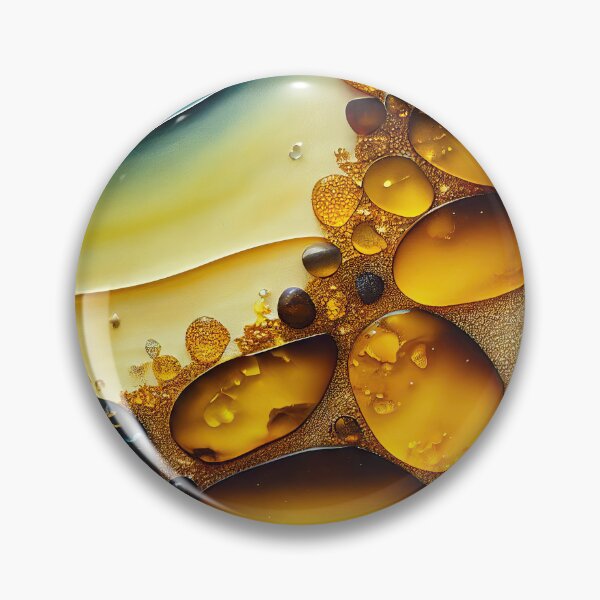 Item preview, Pointillism seaglass golden streams abstract designed and sold by Piotrek0001.