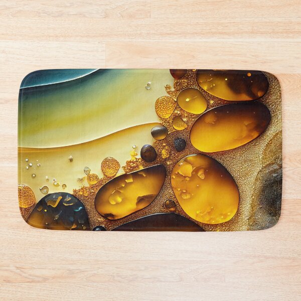 Item preview, Pointillism seaglass golden streams abstract designed and sold by Piotrek0001.