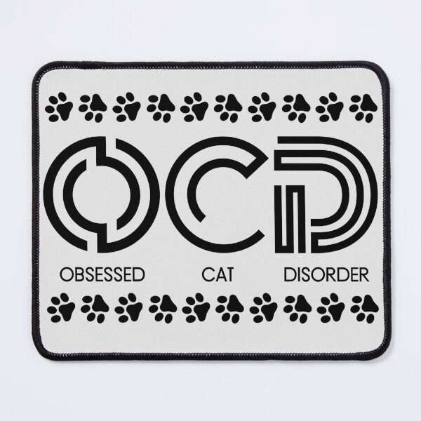 Item preview, Obsessed Cat Disorder designed and sold by SwejdDesign.