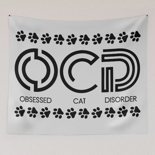 Item preview, Obsessed Cat Disorder designed and sold by SwejdDesign.