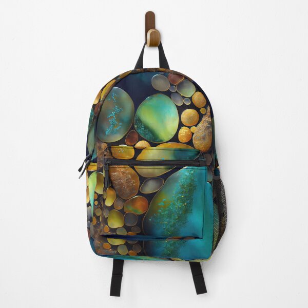 Artikelvorschau, Pointillism seaglass golden streams abstract entworfen und verkauft von Piotrek0001.