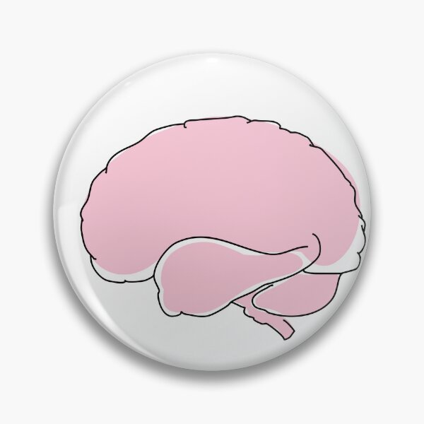 Item preview, Minimalist human brain designed and sold by anycolorart.