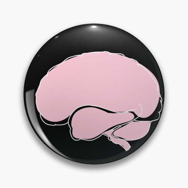 Item preview, Minimalist human brain designed and sold by anycolorart.