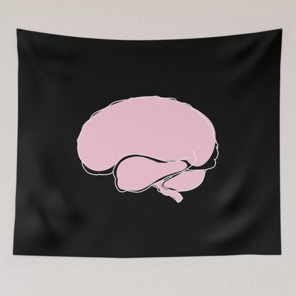 Item preview, Minimalist human brain designed and sold by anycolorart.