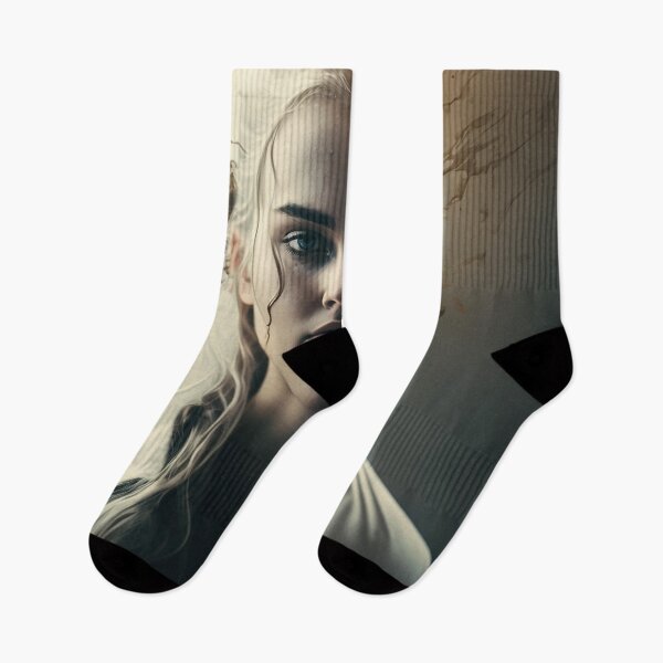 Item preview, Modern Art Portrait of a young blonde Woman, digital art for print designed and sold by ManuelAndreas.