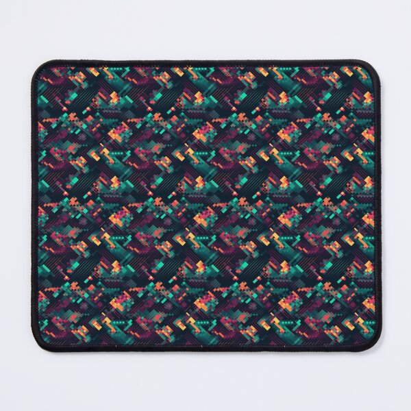Item preview, Geometric Abstract Digital Glitch Pattern designed and sold by DigitalOPrints.
