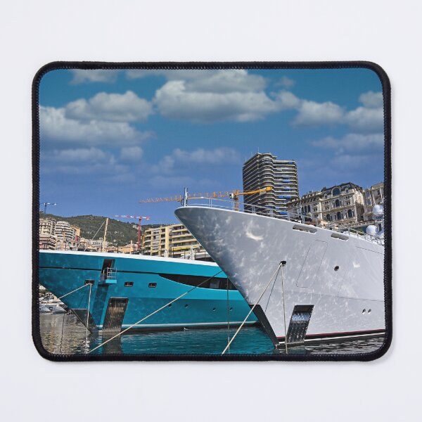 Item preview, Port with luxury yachts and sailboats in Monaco summertime designed and sold by goceris.