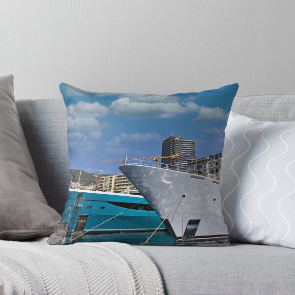 Item preview, Port with luxury yachts and sailboats in Monaco summertime designed and sold by goceris.