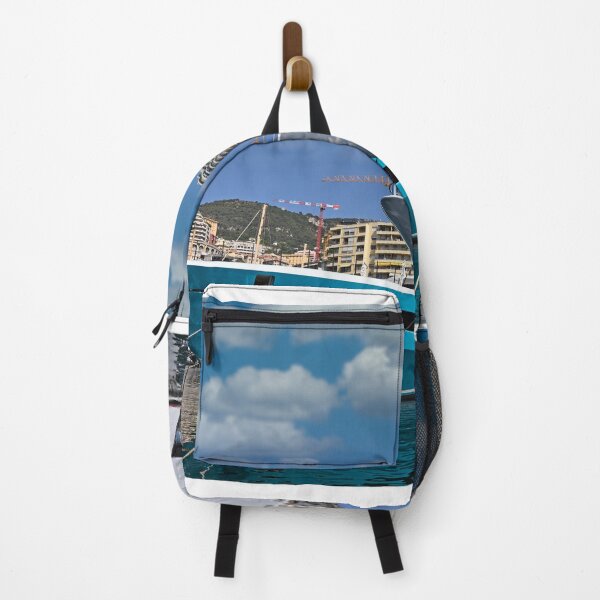 Item preview, Port with luxury yachts and sailboats in Monaco summertime designed and sold by goceris.