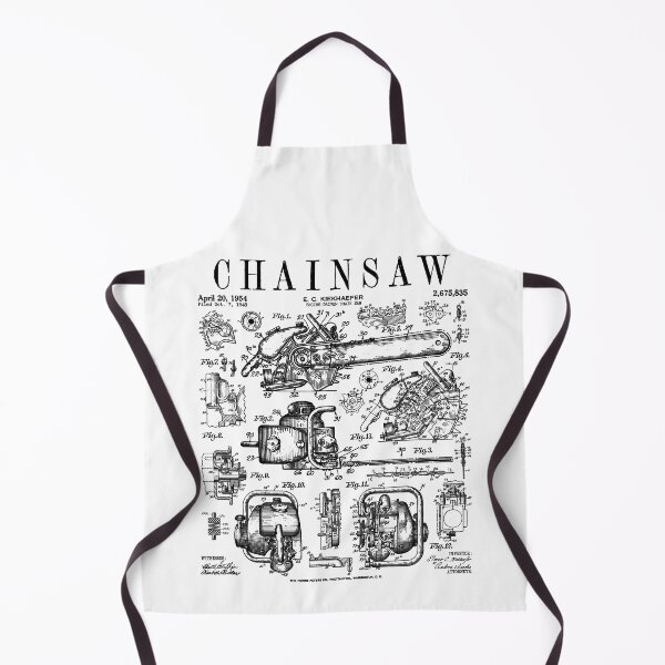 Item preview, Chainsaw Lumberjack Arborist Woodworker Vintage Patent Print designed and sold by GrandeDuc.