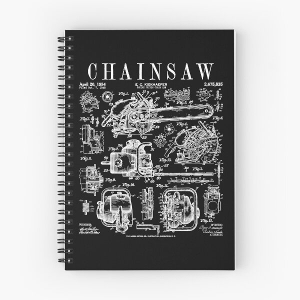 Item preview, Chainsaw Lumberjack Arborist Woodworker Vintage Patent Print designed and sold by GrandeDuc.