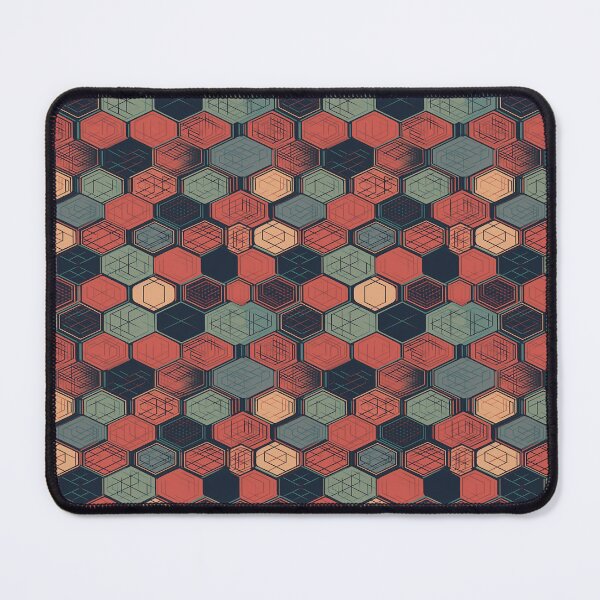 Item preview, Geometric Modern Hexagon Grid Style designed and sold by DigitalOPrints.