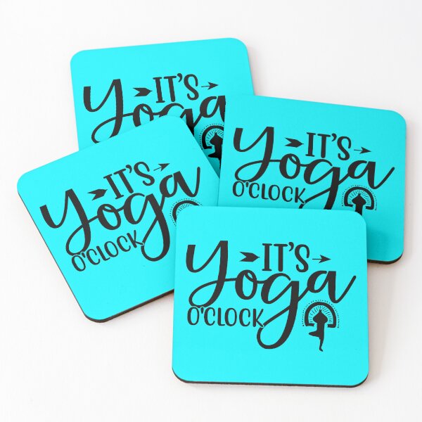 Item preview, Yoga Quote Its Yoga O' Clock Motivational Saying designed and sold by SoccaTamam.