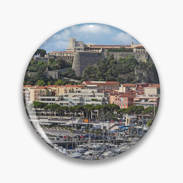 Artikelvorschau, Hafen mit Yachten und Fürstenpalast von Monaco im Sommer entworfen und verkauft von goceris.