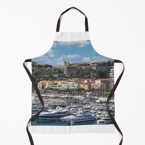 Artikelvorschau, Hafen mit Yachten und Fürstenpalast von Monaco im Sommer entworfen und verkauft von goceris.