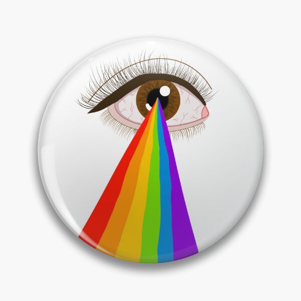 Aperçu de l'œuvre Oeil arc-en-ciel - marron créée et vendue par hellotimelord.