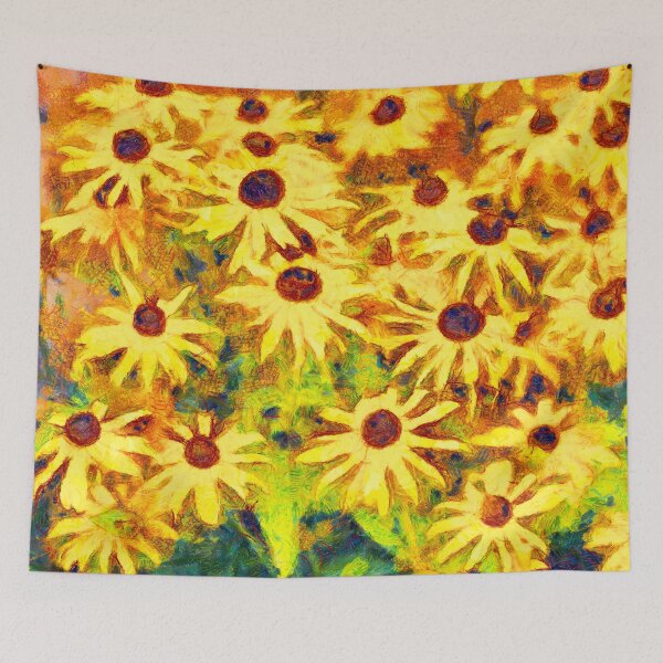 Item preview, Yellow Rudbeckia designed and sold by FOLK ART FUSION by heidiannemorris.